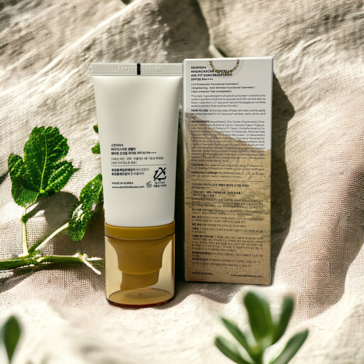 Madagascar Centella Air-Fit Suncream Light (SPF30 PA++++) - Glamour Glow