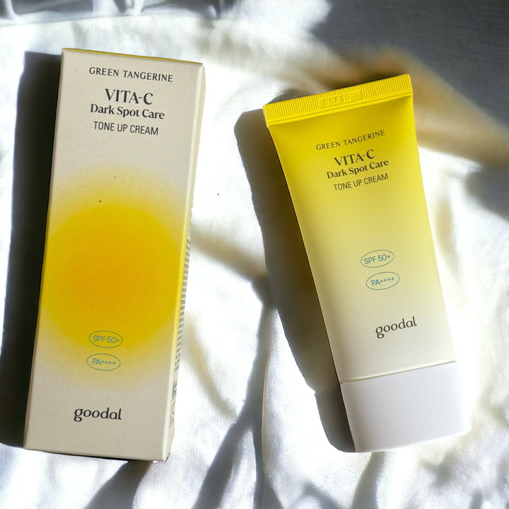 Green Tangerine Vita C Dark Spot Care Tone Up Cream - Glamour Glow