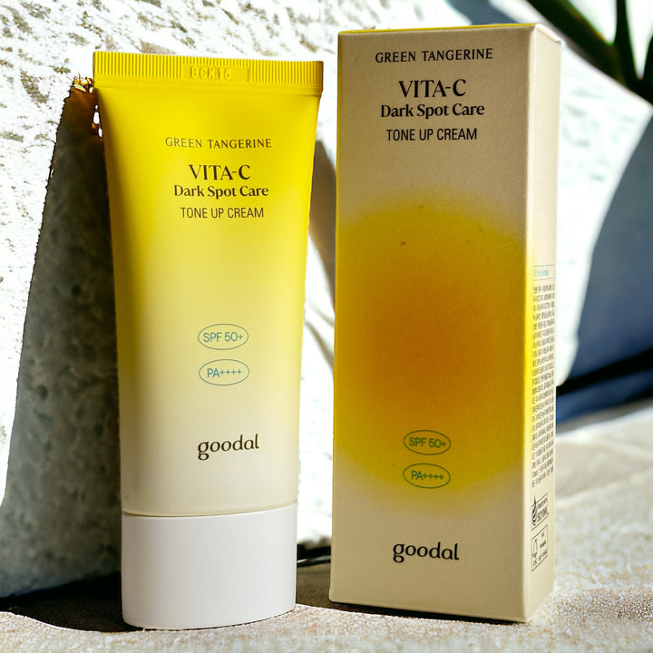 Green Tangerine Vita C Dark Spot Care Tone Up Cream - Glamour Glow