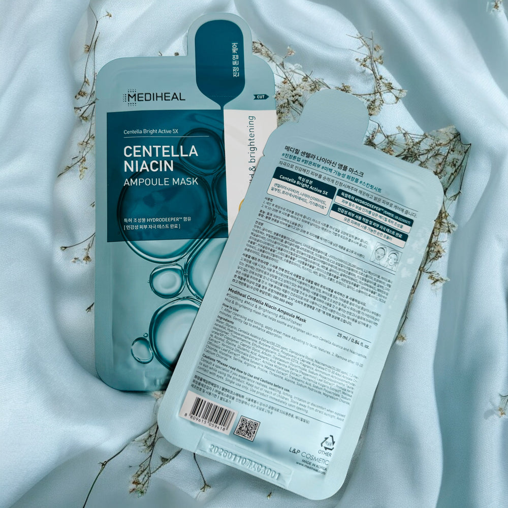 Centella Niacin Ampoule Mask - Glamour Glow