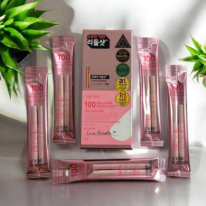 Collagen Reedle Shot 100 Stick Pouch - 2ml x 10 sticks - Glamour Glow