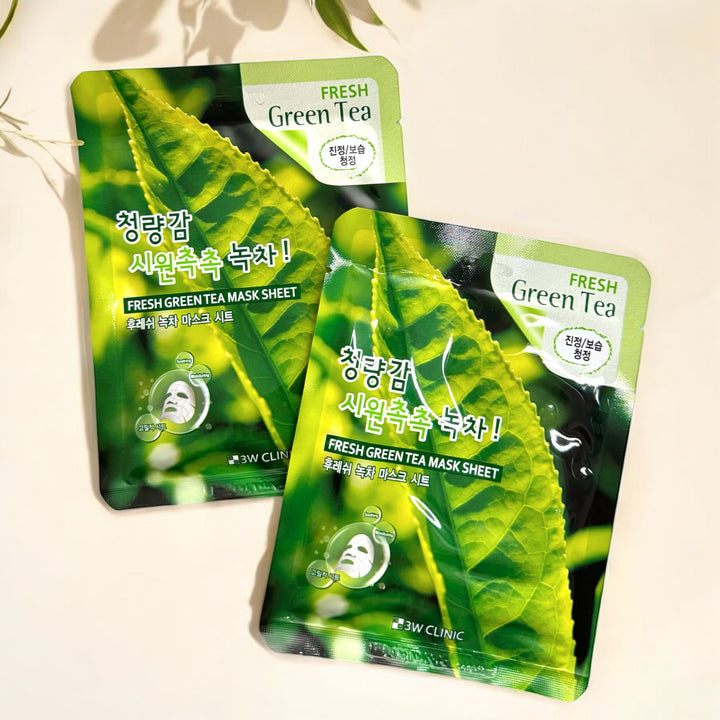 FRESH GREEN TEA MASK SHEET - Glamour Glow
