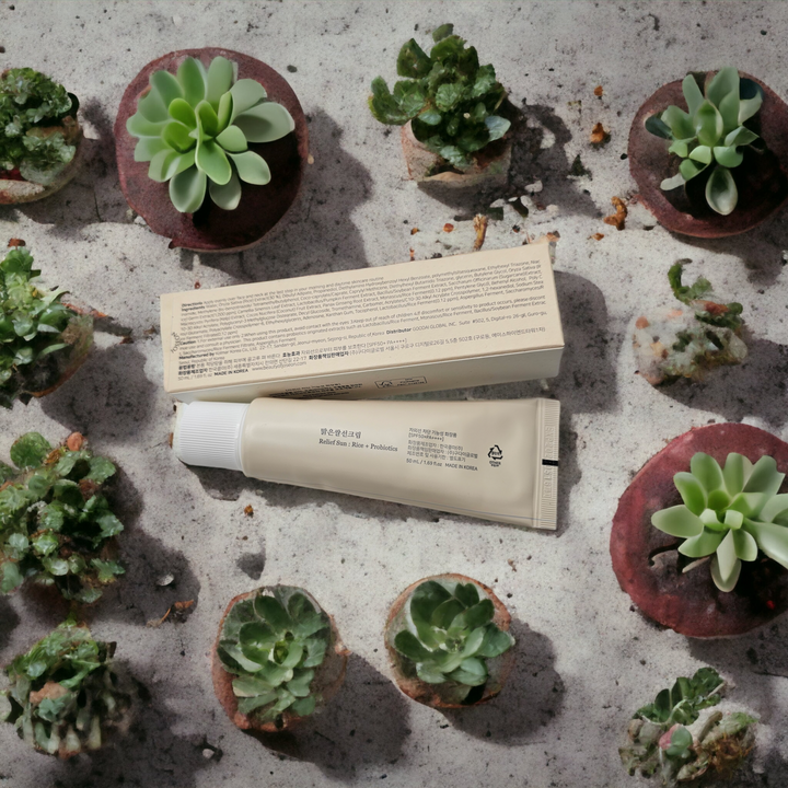 Relief Sun: Rice + Probiotic SPF50+ PA++++ - Glamour Glow