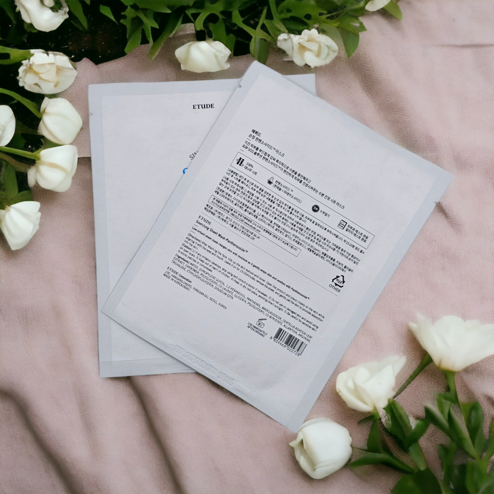 Soon Jung Panthensoside Sheet Mask - Glamour Glow