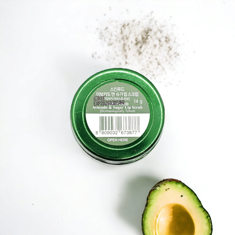 Avocado & Sugar Lip Scrub - Glamour Glow