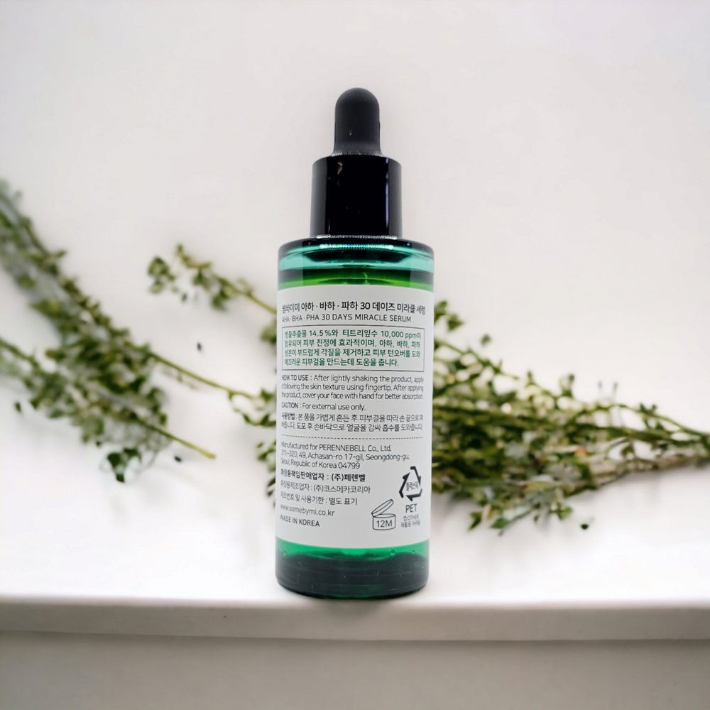 AHA, BHA, PHA 30 Days Miracle Serum - Glamour Glow