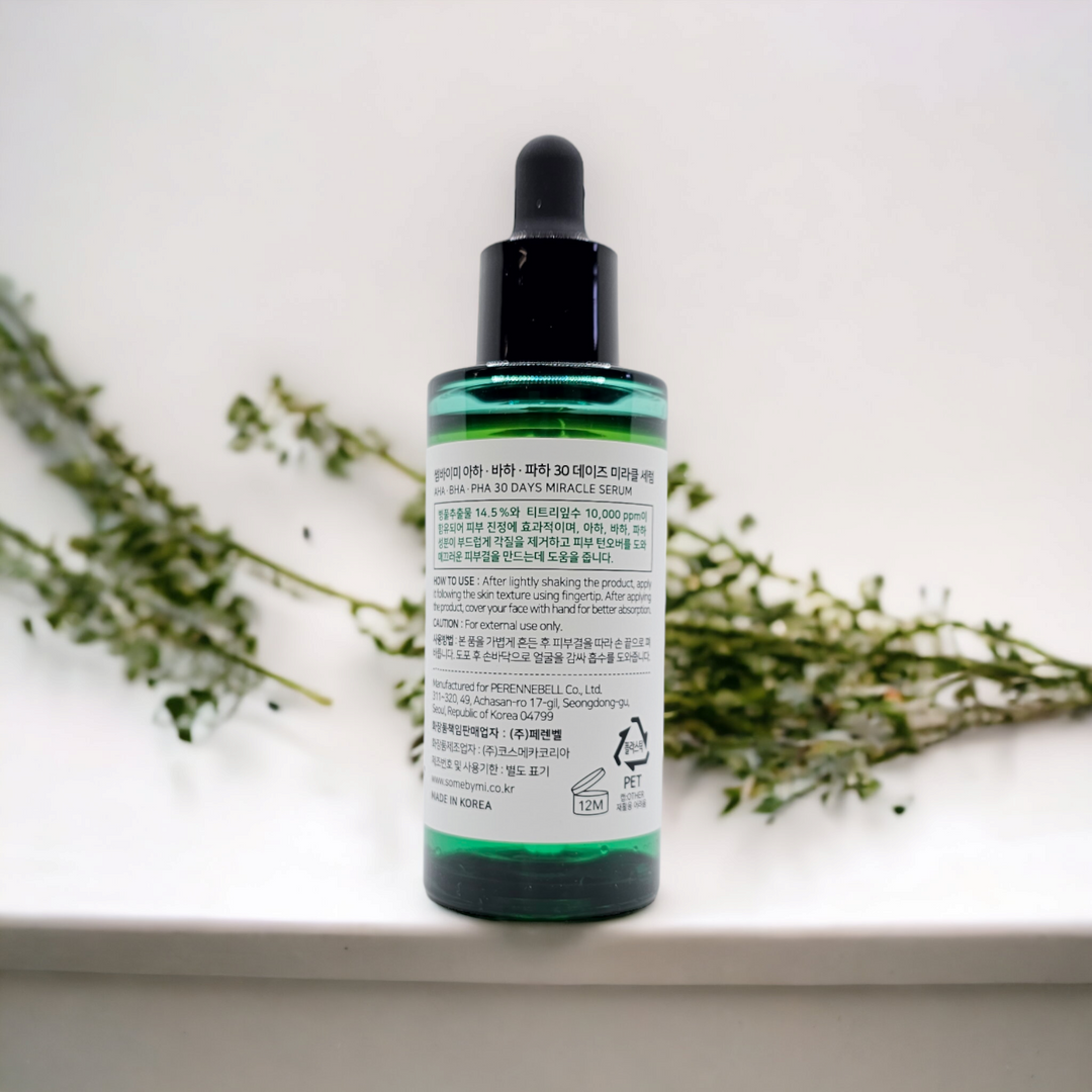 AHA, BHA, PHA 30 Days Miracle Serum - Glamour Glow