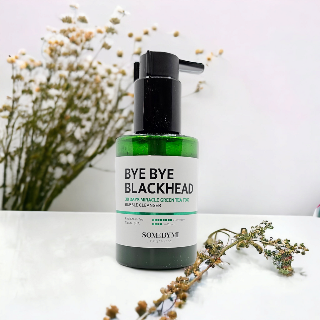 Bye Bye 30 Days Blackhead Miracle Green Tea Tox Bubble Cleanser - Glamour Glow